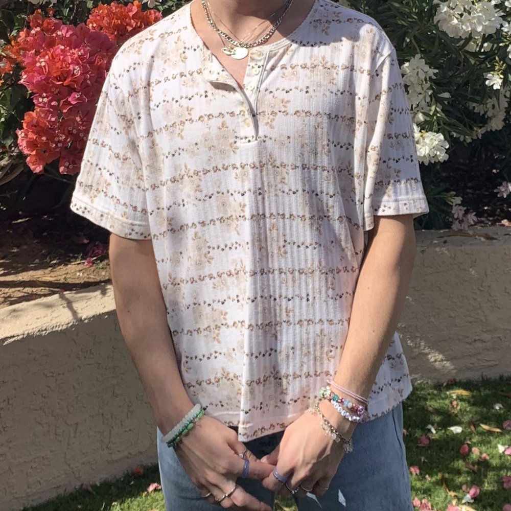 Floral Pattern Shirt